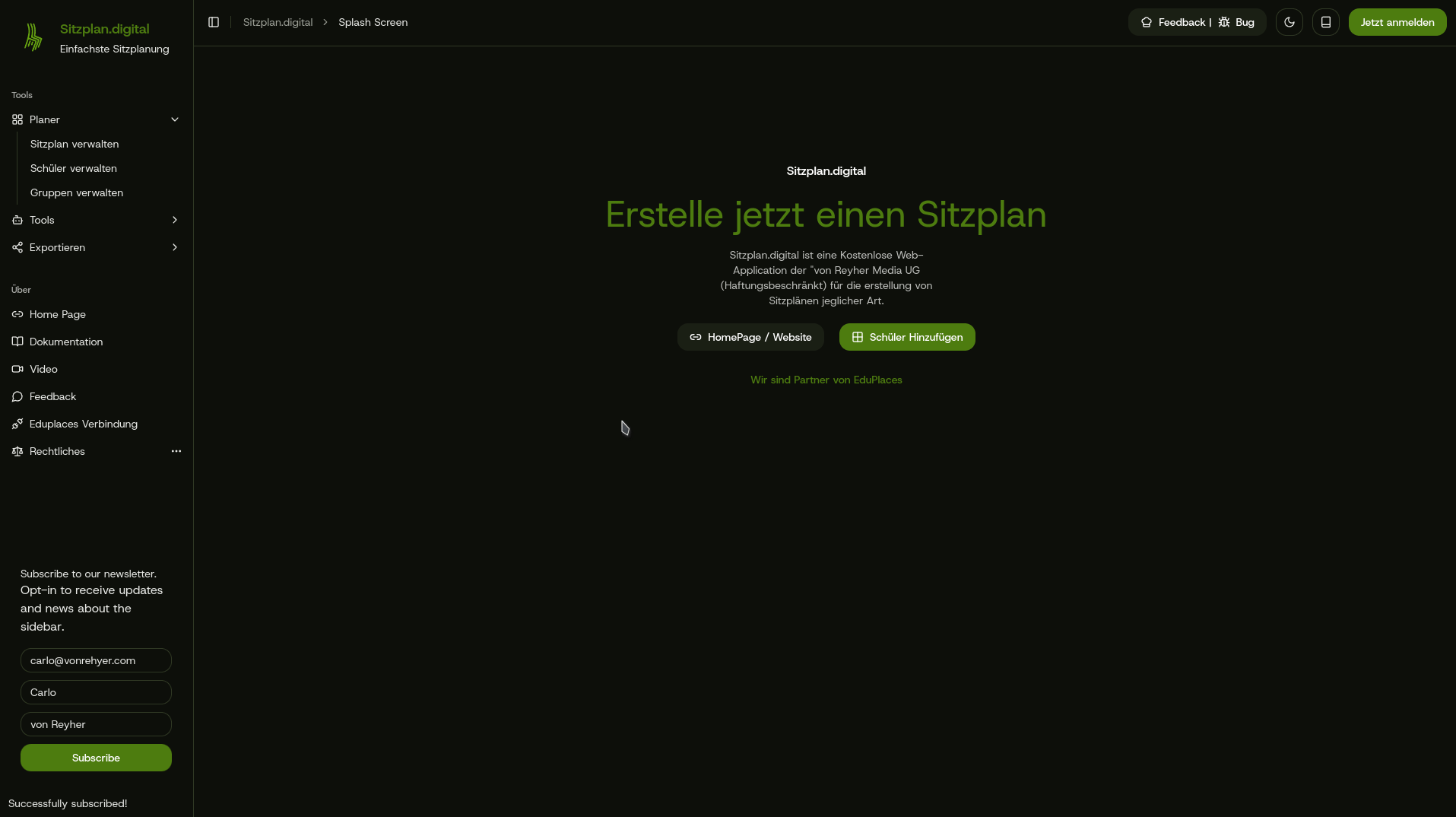 Ein Gif, in dem Erklärt wird, wie man ein Bug report in der App erstellt